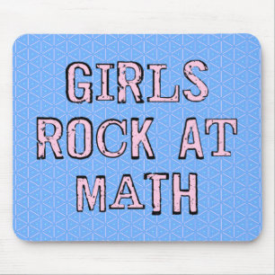 Alfombrilla De Ratón Chicas Rock En Matemáticas