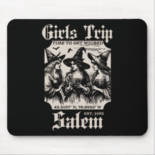 Alfombrilla De Ratón Chicas Viajan Salem 1692 Perdieron A Una Bruja