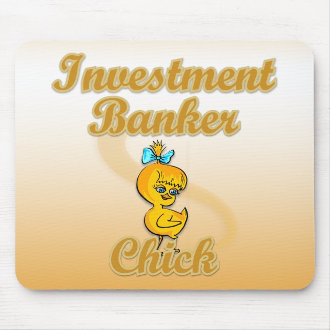 Alfombrilla De Ratón Chick de banca de inversión (Frente)