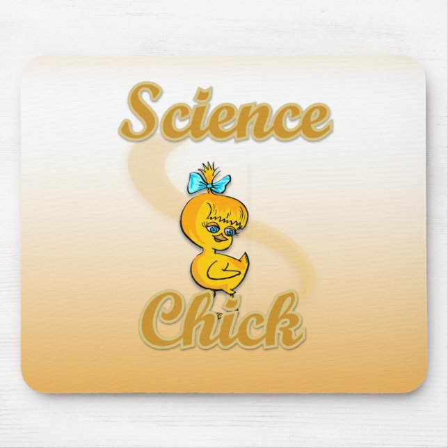 Alfombrilla De Ratón Chick de ciencia (Frente)