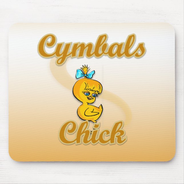 Alfombrilla De Ratón Chick de címbalos (Frente)