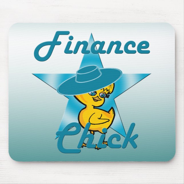 Alfombrilla De Ratón Chick de finanzas #7 (Frente)