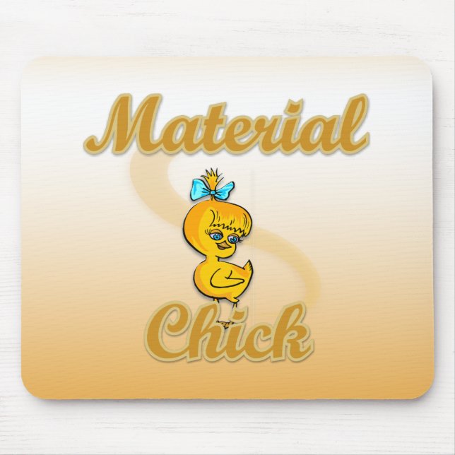 Alfombrilla De Ratón Chick de material (Frente)