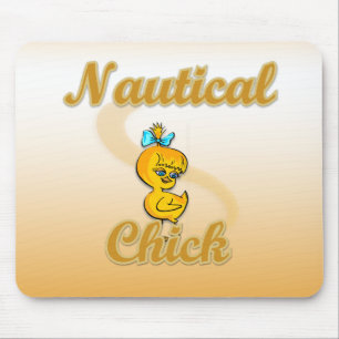 Alfombrilla De Ratón Chick náutico