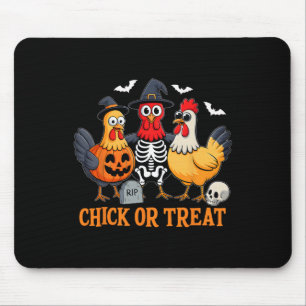 Alfombrilla De Ratón Chick Or Treat divertido disfraz de pollo de Hallo