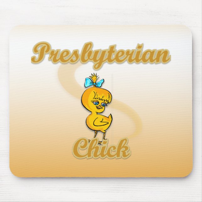 Alfombrilla De Ratón Chick presbiteriano (Frente)