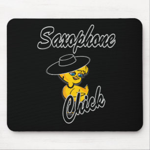 Alfombrilla De Ratón Chick saxofón #4