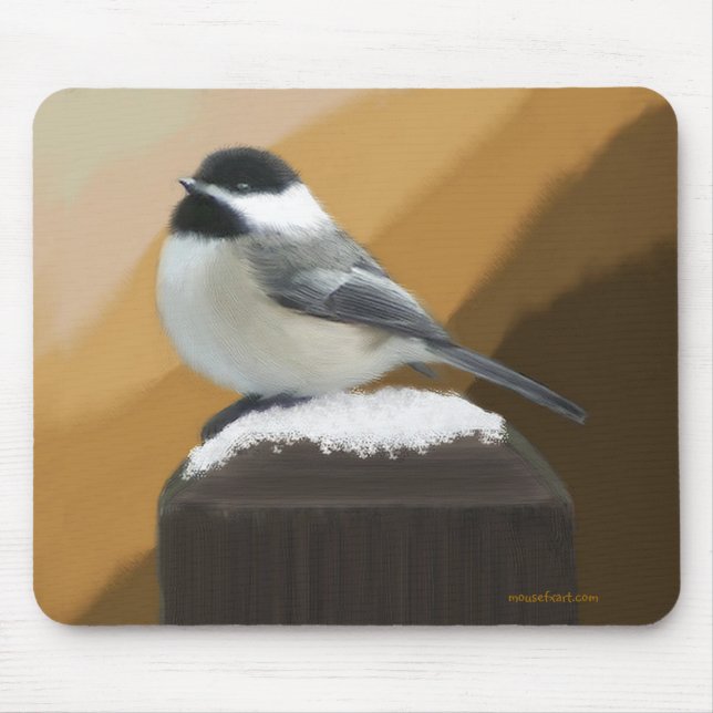 Alfombrilla De Ratón Chickadee Mousepad (Frente)