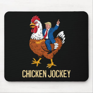Alfombrilla De Ratón Chicken Jockey Trump Gracioso Meme 6