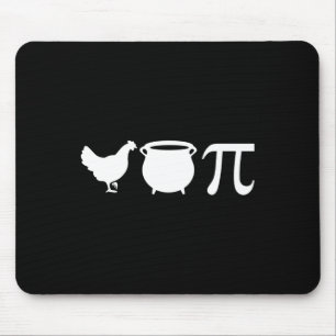 Alfombrilla De Ratón Chicken Pot Pi Pi Day Vintage Retro Math Lover