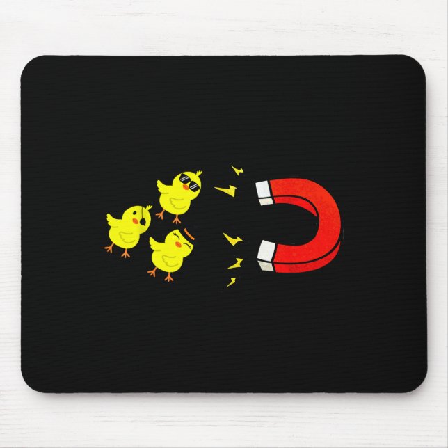 Alfombrilla De Ratón Chicks With Magnet Funny Halloween Chick Magnet Va (Frente)