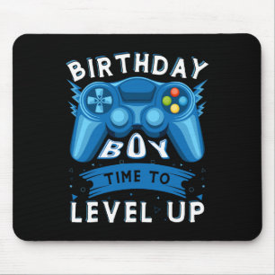 Alfombrilla De Ratón Chico Hora De Subir De Nivel Videojuego Cumpleaños