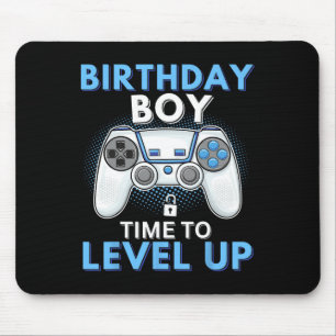 Alfombrilla De Ratón Chico Hora De Subir De Nivel Videojuego Cumpleaños