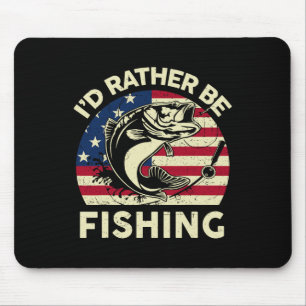 Alfombrilla De Ratón Chico Prefiero Ser Camisas Pescadoras Hombres Jóve