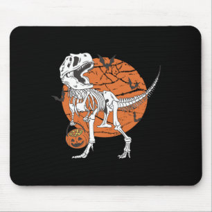 Alfombrilla De Ratón Chicos de Halloween Dinosaurio Esqueleto T Rex Cal