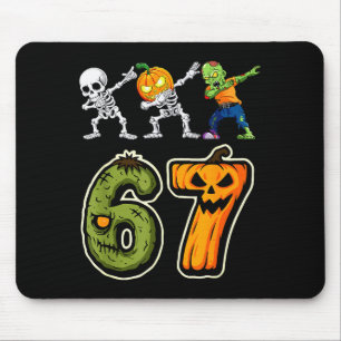 Alfombrilla De Ratón Chicos de Halloween haciendo Dabbing Seis Siete 67