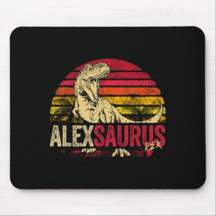 Alfombrilla De Ratón Chicos Divertidos Alex Saurus Dinosaurio Rex Nombr