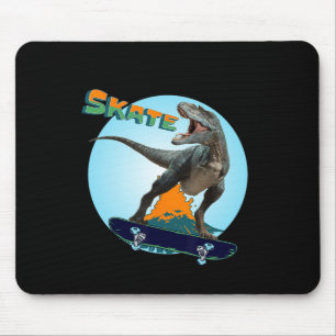 Alfombrilla De Ratón Chicos geniales monopatín T Rex Dinosaurio Skatebo