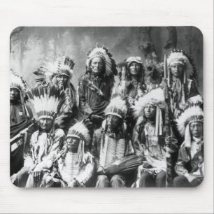 Alfombrilla De Ratón Chief Red Cloud y otros jefes, 1899
