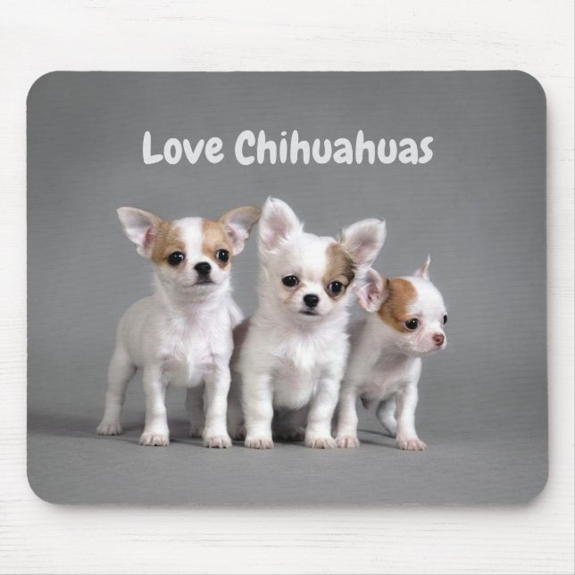 Alfombrilla De Ratón Chihuahuas del amor (Frente)