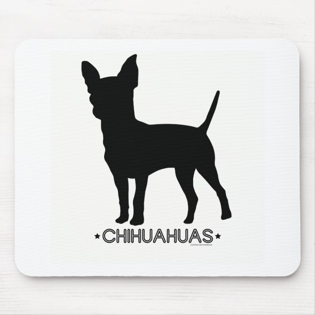 Alfombrilla De Ratón Chihuahuas Mousepad (Frente)