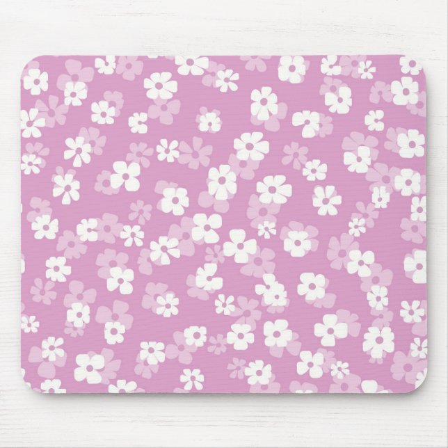 Alfombrilla De Ratón Childish Pink Flower Pattern (Frente)