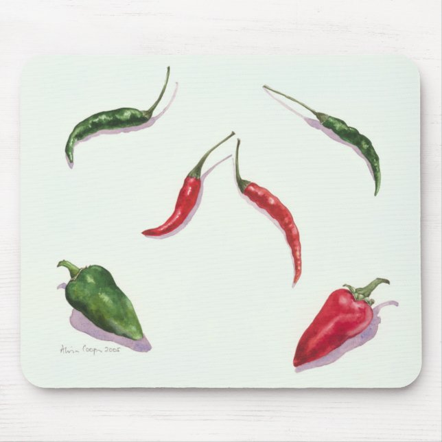 Alfombrilla De Ratón Chiles y pimientas 2005 (Frente)