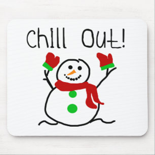 Alfombrilla De Ratón Chill Out Snowman