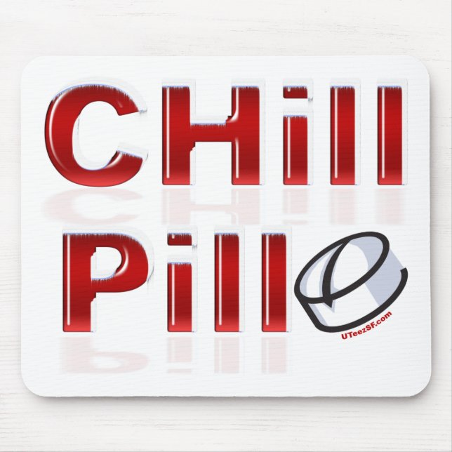 Alfombrilla De Ratón Chill Pill Funny PMS (Frente)