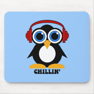 Alfombrilla De Ratón chillin del pingüino