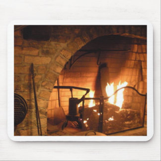 Alfombrilla De Ratón Chimenea acogedora