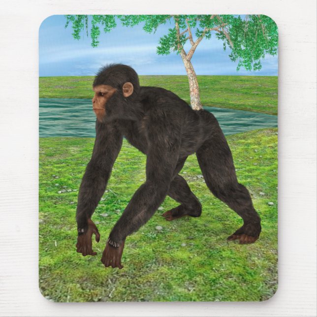 Alfombrilla De Ratón Chimpancé (Frente)