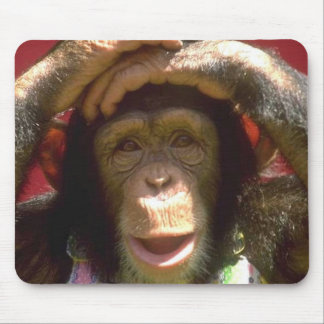 Alfombrilla De Ratón Chimpancé sonriente