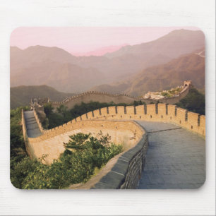 Alfombrilla De Ratón China, condado de Huairou, Puesta de sol sobre la