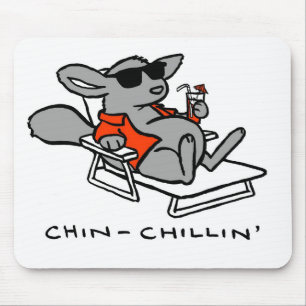 Alfombrilla De Ratón Chinchilla Chillin Mousepad