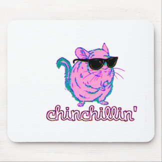 Alfombrilla De Ratón Chinchilla rosada de neón de Chinchillin