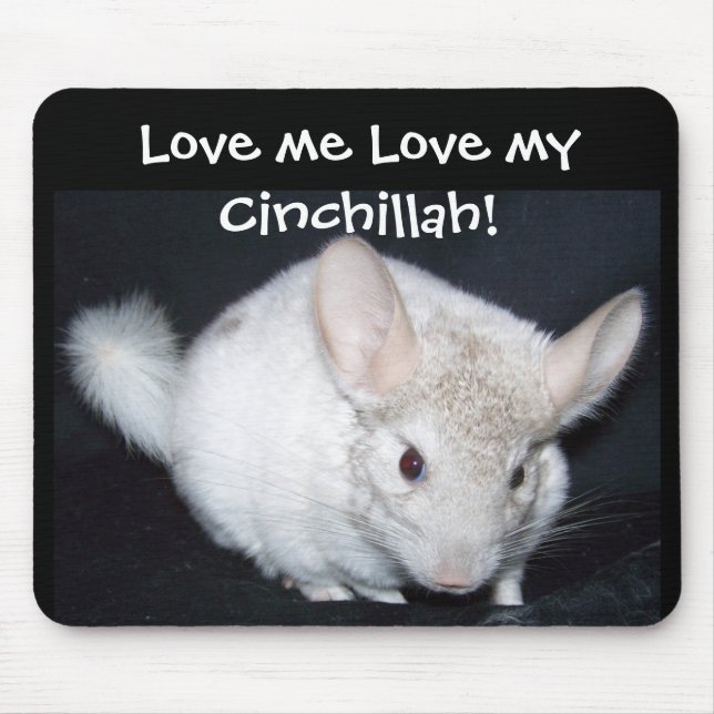 Alfombrilla De Ratón chinchillah Mousepad (Frente)