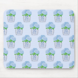 Alfombrilla De Ratón Chinoiserie Hydrangea Mouse Pad