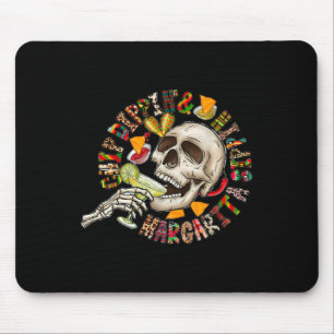 Alfombrilla De Ratón Chip Dippin Margarita Sippin Shirt Funny Skull Ske