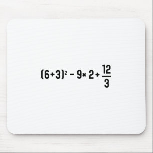 Alfombrilla De Ratón Chiste 67 Meme Pemdas Profesor de Matemáticas Elem