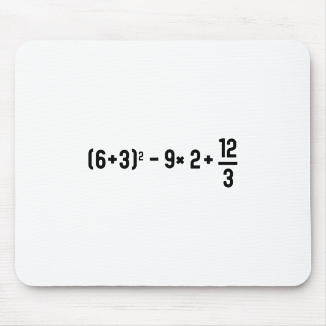 Alfombrilla De Ratón Chiste 67 Meme Pemdas Profesor de Matemáticas Elem (Frente)