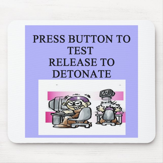 Alfombrilla De Ratón chiste de la investigación aplicada (Frente)