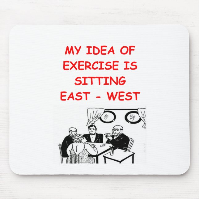 Alfombrilla De Ratón Chiste del jugador de PUENTE (Frente)