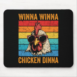 Alfombrilla De Ratón Chiste divertido de gallina gallinas pequeño propi