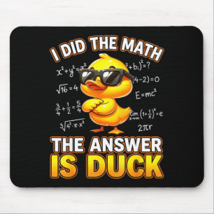Alfombrilla De Ratón Chiste Divertido De Matemáticas Hice Las Matemátic