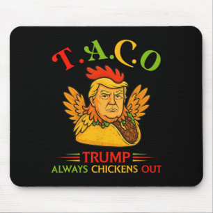 Alfombrilla De Ratón Chistoso Trump Taco Trump Siempre se Rinde 14