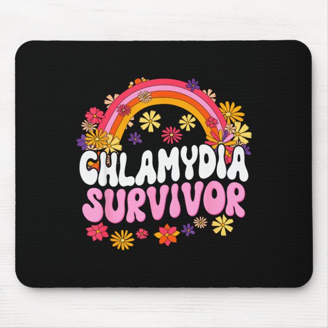 Alfombrilla De Ratón Chlamydia Survivor Funny Graphic  (Frente)