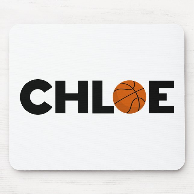 Alfombrilla De Ratón Chloe Basketball (Frente)