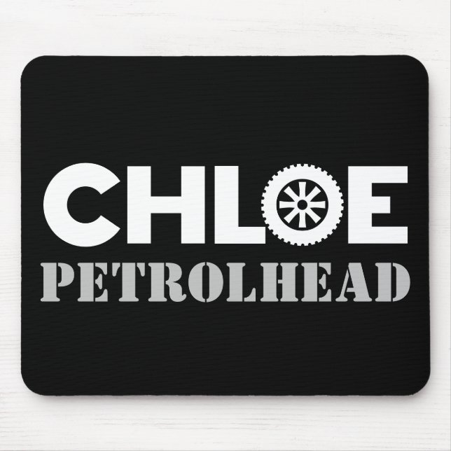 Alfombrilla De Ratón Chloe Petrol Head (Frente)