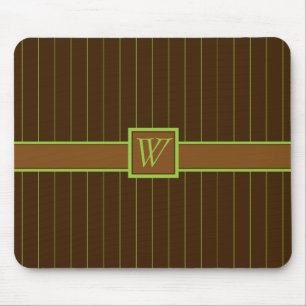 Alfombrilla De Ratón Chocolate con Lime Pinstripes Mousepad